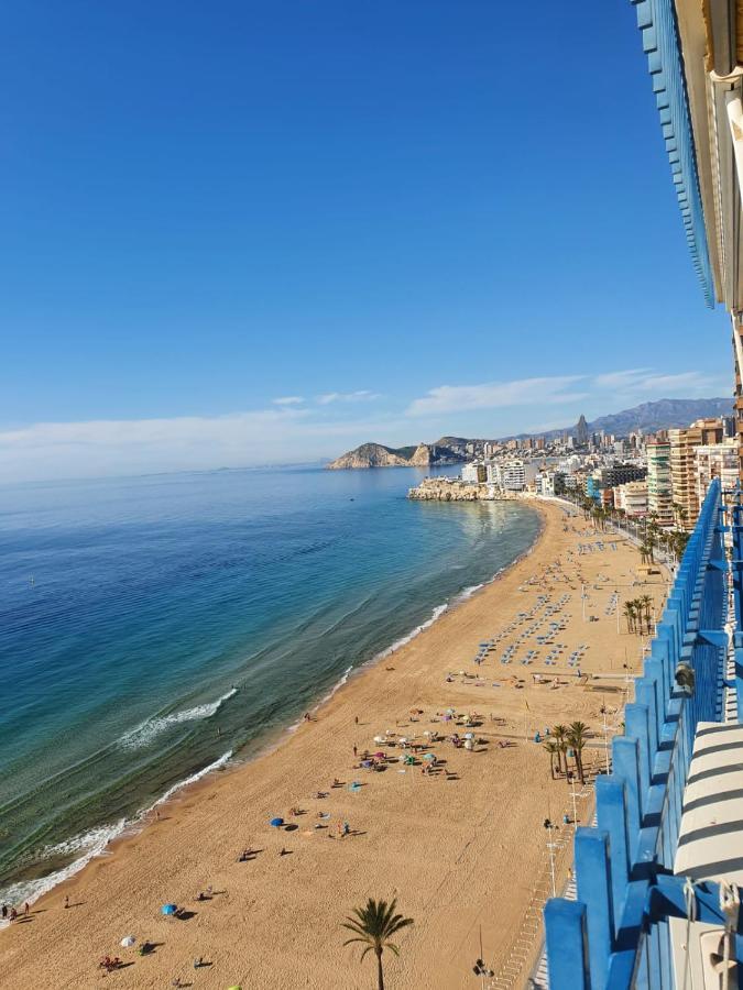 Las Palmeras 1° Linea Playa 베니돔 외부 사진